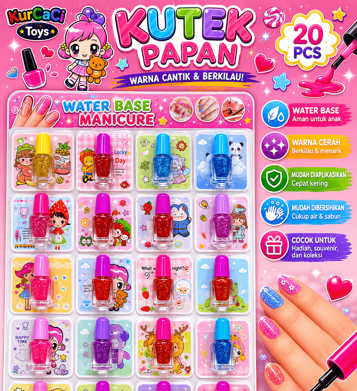 Kutek Papan (20 Pcs)